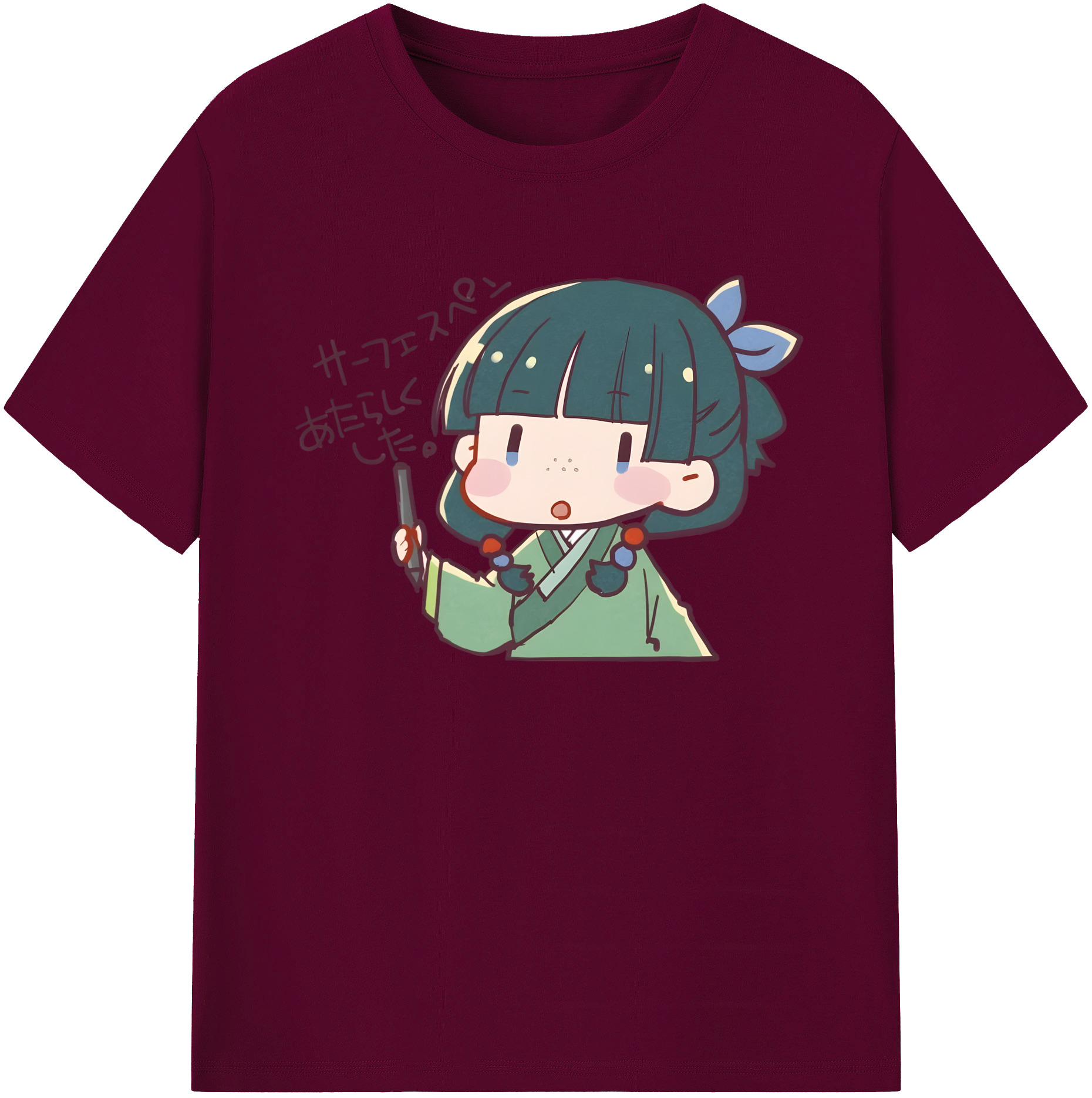 （画像用） 薬屋のひとりごと The Apothecary Diaries レディースカジュアルプリントTシャツ（綿100％）